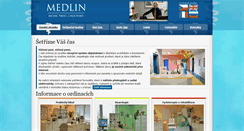 Desktop Screenshot of medlin.cz